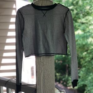 Urban Outfitters Striped Crop Top
